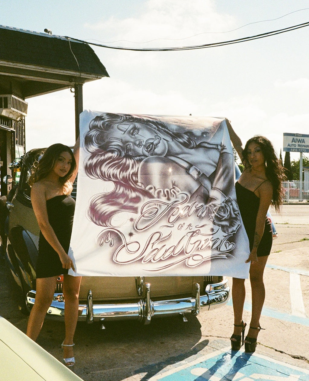 Limited EditionTears Of A Sad Girl Tapestry (WHITE)