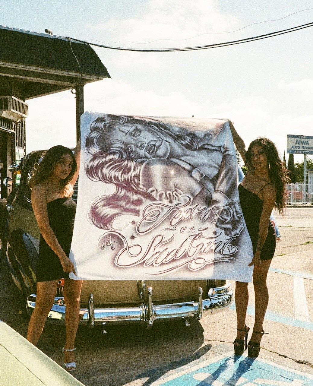 Limited EditionTears Of A Sad Girl Tapestry (WHITE)