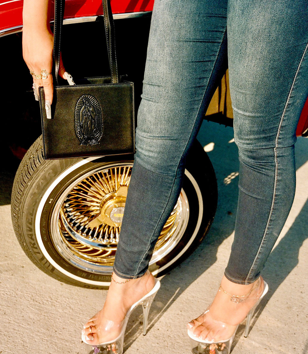 Lux Rosa OUR LADY Shoulder Bag (Small)- Black