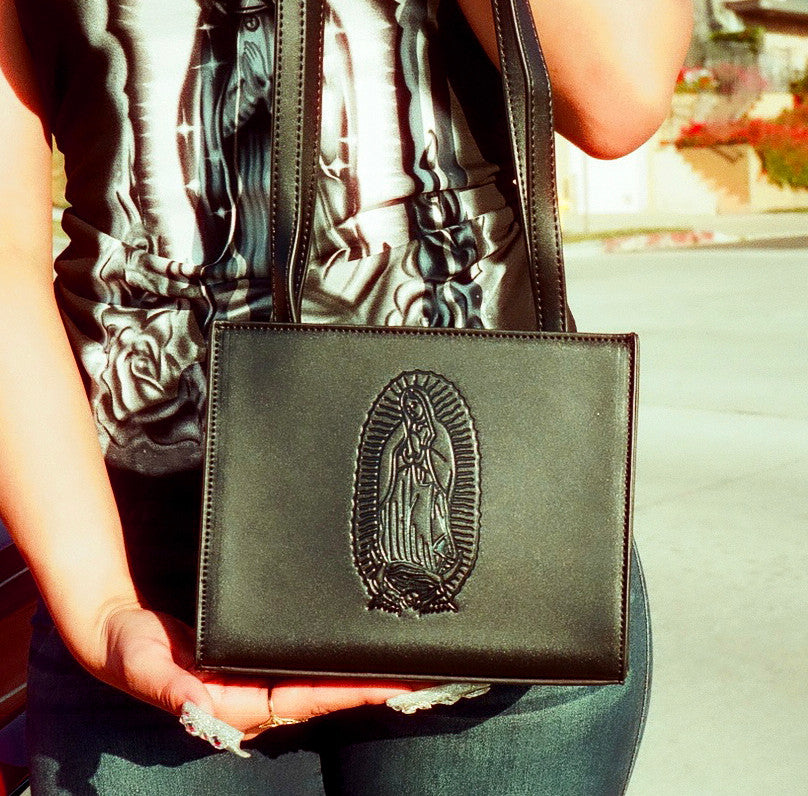 Lux Rosa OUR LADY Shoulder Bag (Small)- Black