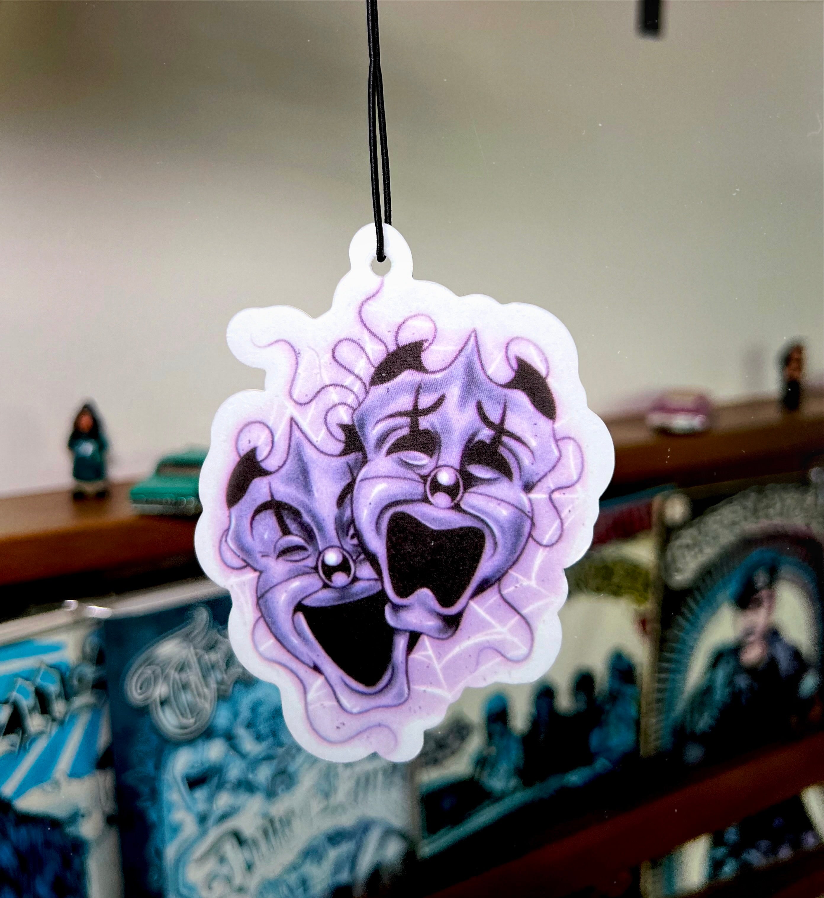 Lux Rosa 'AFTER LAUGHTER COMES TEARS' Pen & Ink Air Freshener