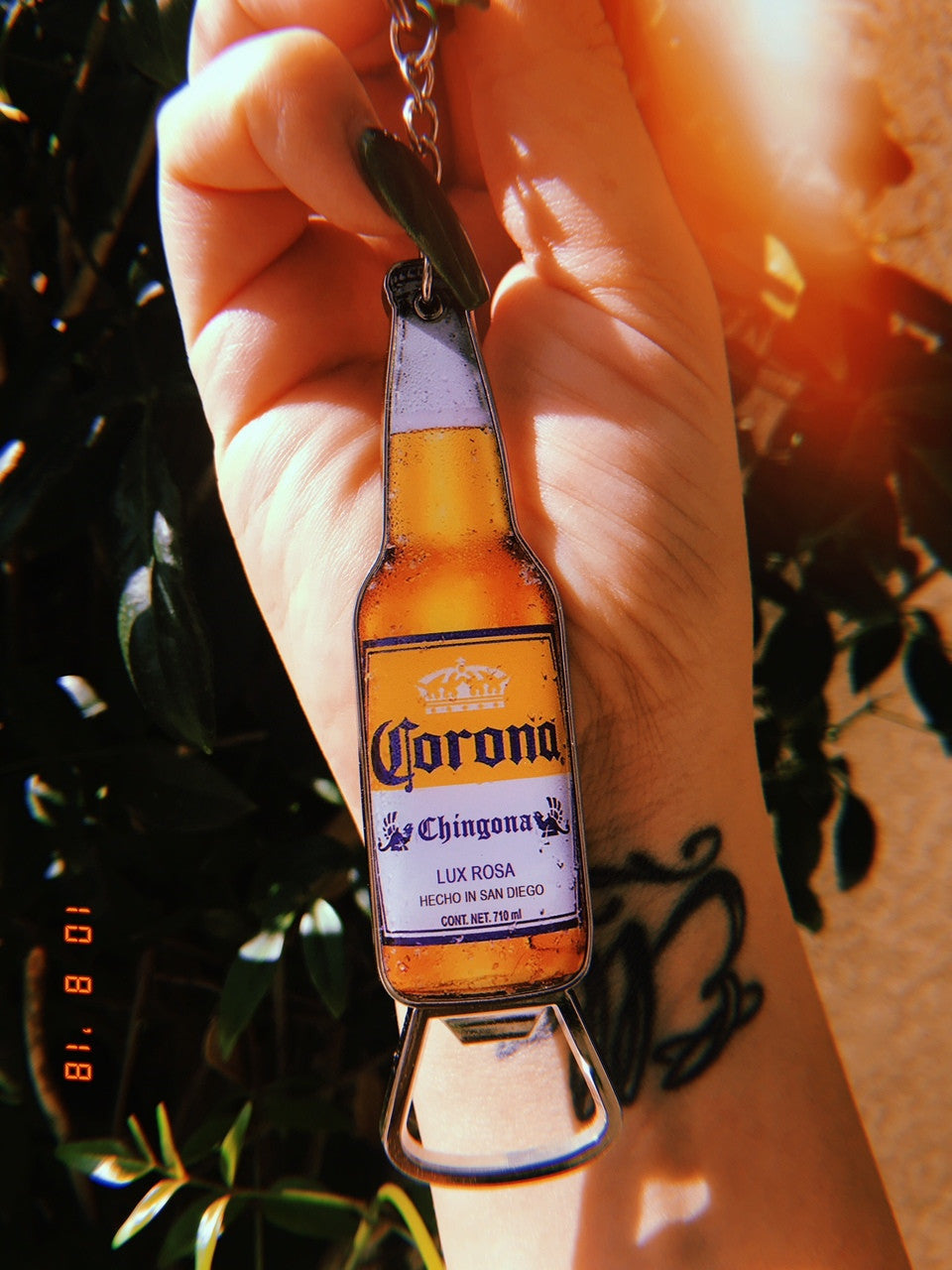 Corona Chingona Keychain Bottle Opener