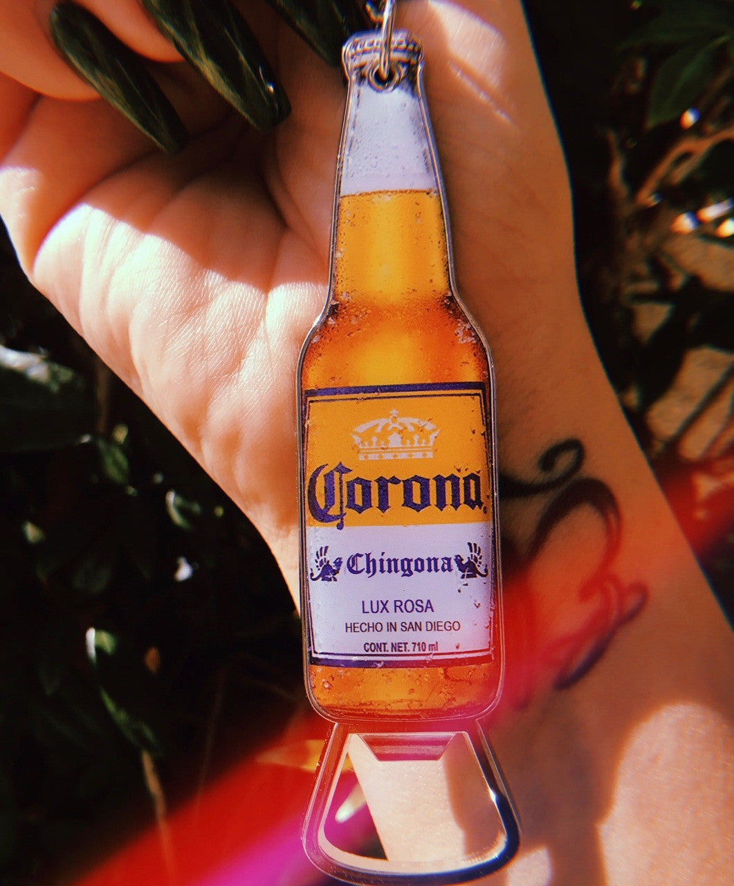 Corona Chingona Keychain Bottle Opener