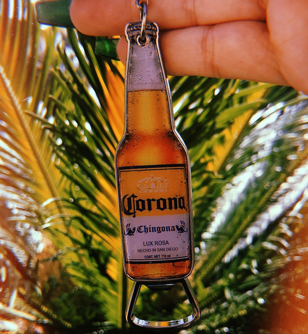 Corona Chingona Keychain Bottle Opener