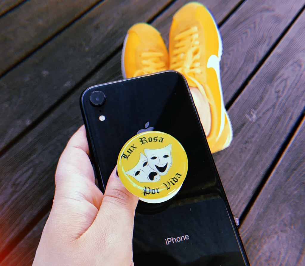 Lux Rosa Por Vida Pop Grip Drop Glue Style (Neon)