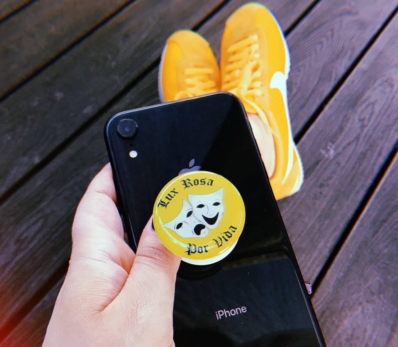 Lux Rosa Por Vida Pop Grip Drop Glue Style (Neon)