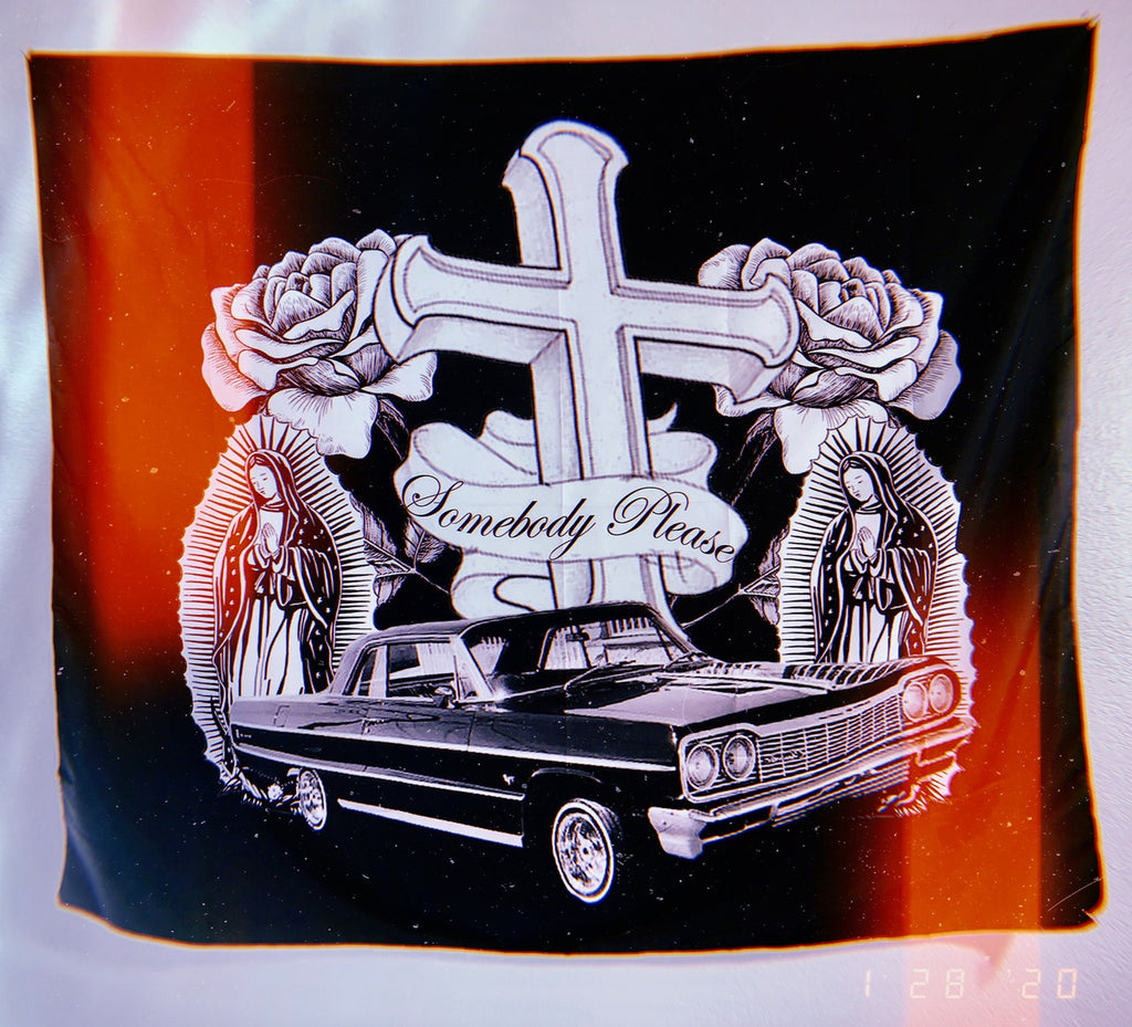 Somebody Please Tapestry (Black)