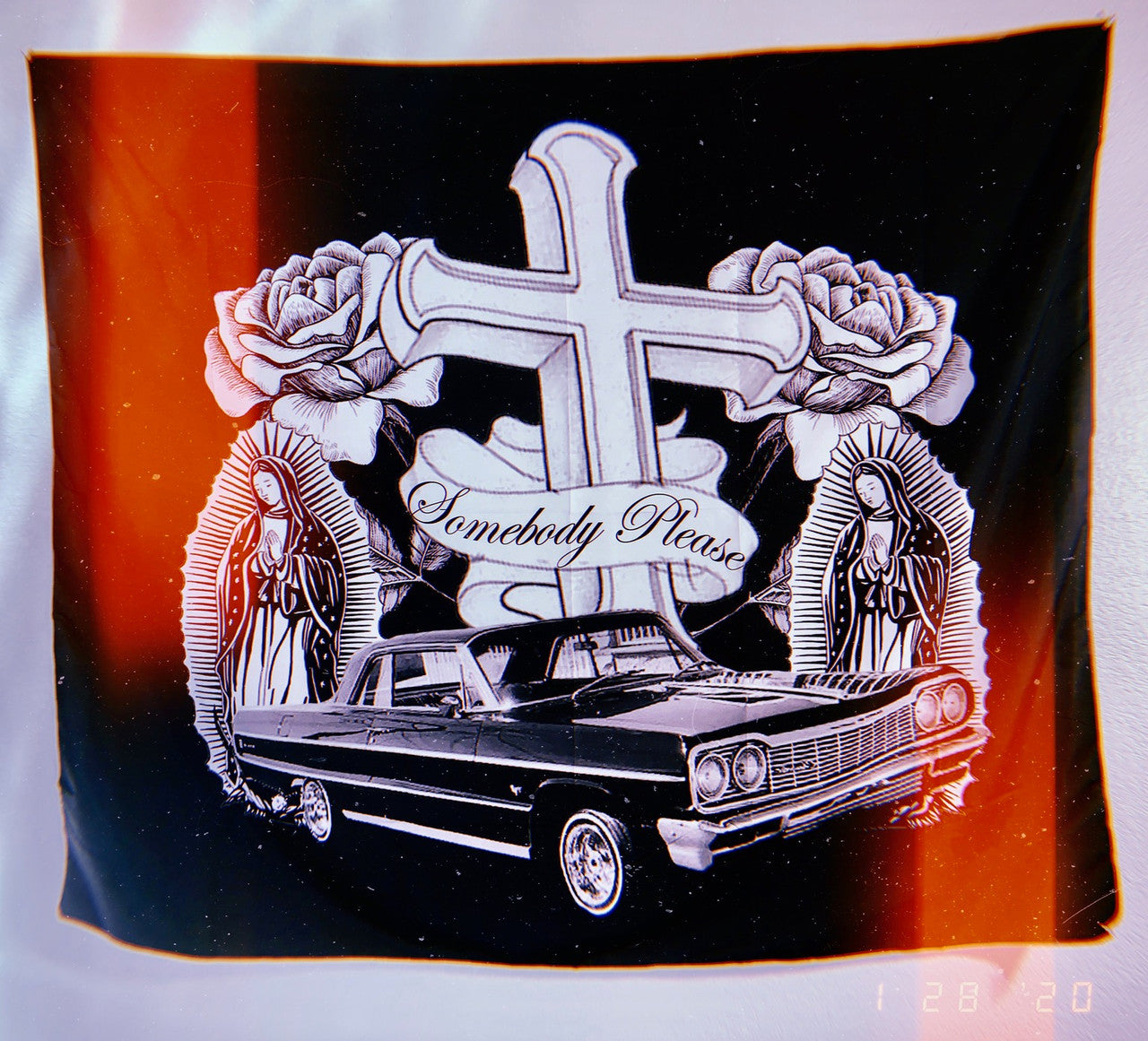 Somebody Please Tapestry (Black)