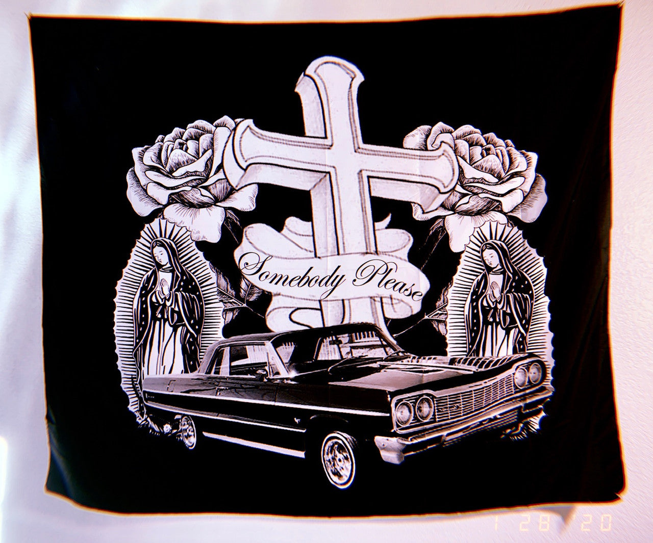 Somebody Please Tapestry (Black)