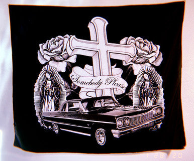 Somebody Please Tapestry (Black)