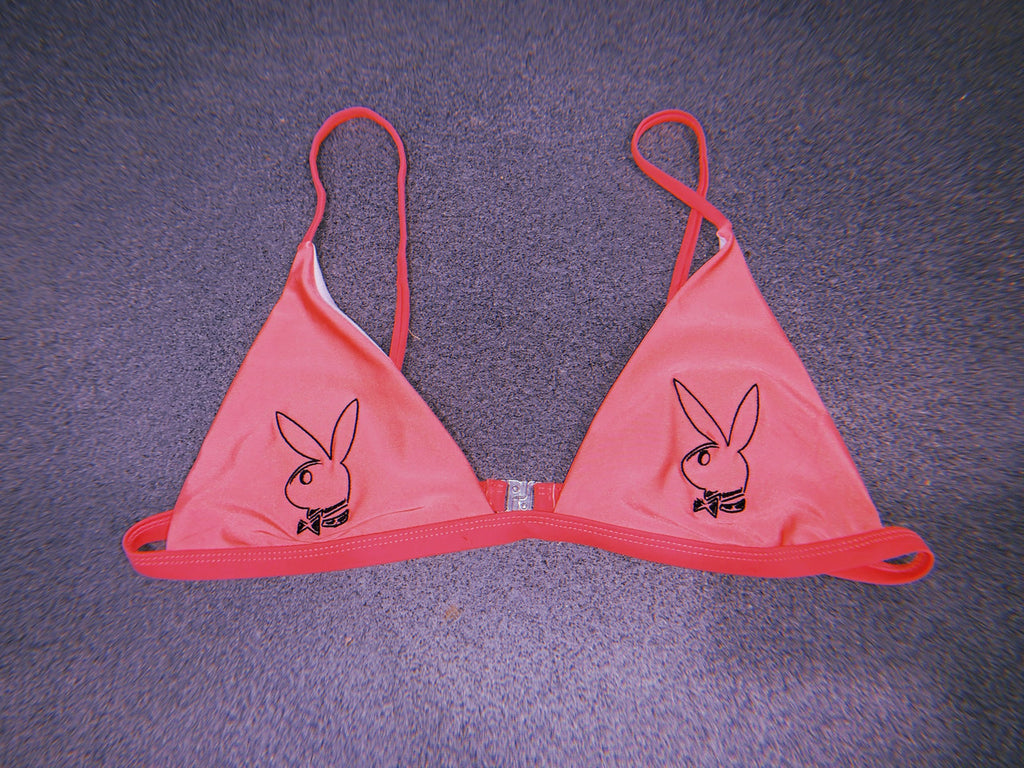 Lux Rosa Playgirl Embroidered Bikini (Pink)