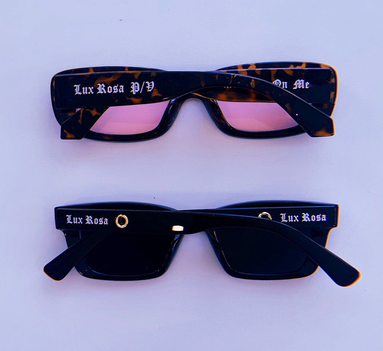 Lux Rosa Sunglasses Bundle (TWO Pairs- All Eyes On Me Locs & 'OG' Gata)