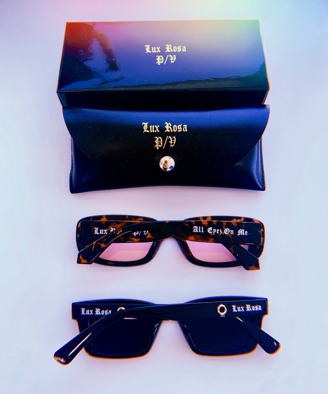 Lux Rosa Sunglasses Bundle (TWO Pairs- All Eyes On Me Locs & 'OG' Gata)
