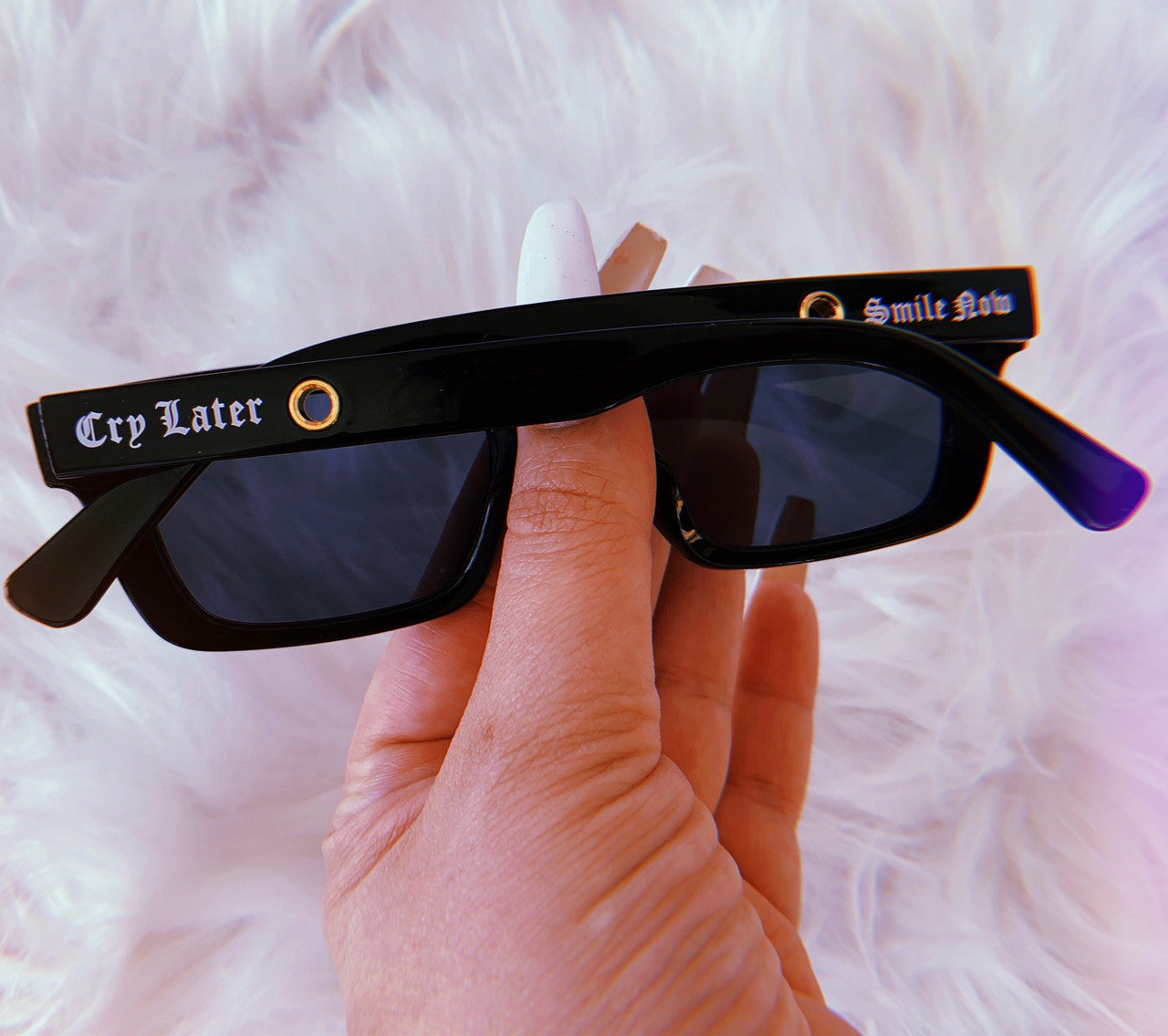 Lux Rosa Sunglasses Bundle (TWO Pairs- Smile Now Cry Later 'Gata' Black & Baby I'm For Real Brown 'Locs')