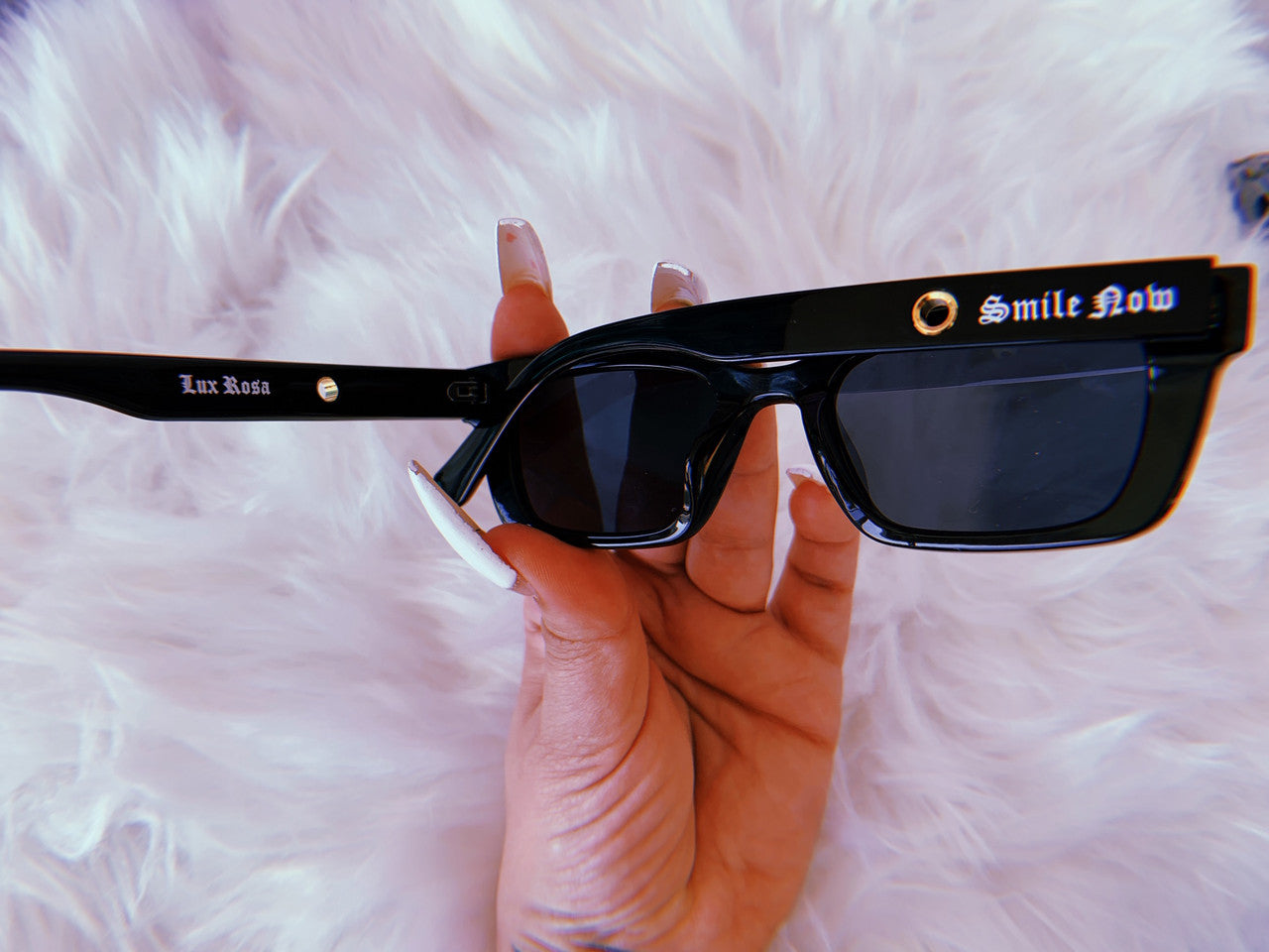 Lux Rosa Sunglasses Bundle (TWO Pairs- Smile Now Cry Later 'Gata' Black & Baby I'm For Real Brown 'Locs')