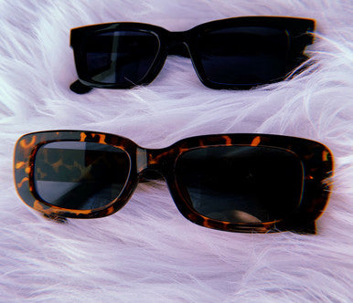 Lux Rosa Sunglasses Bundle (TWO Pairs- Smile Now Cry Later 'Gata' Black & Baby I'm For Real Brown 'Locs')