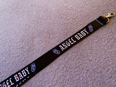 Angel Baby Airbrushed Butterfly Lanyard (BLACK)