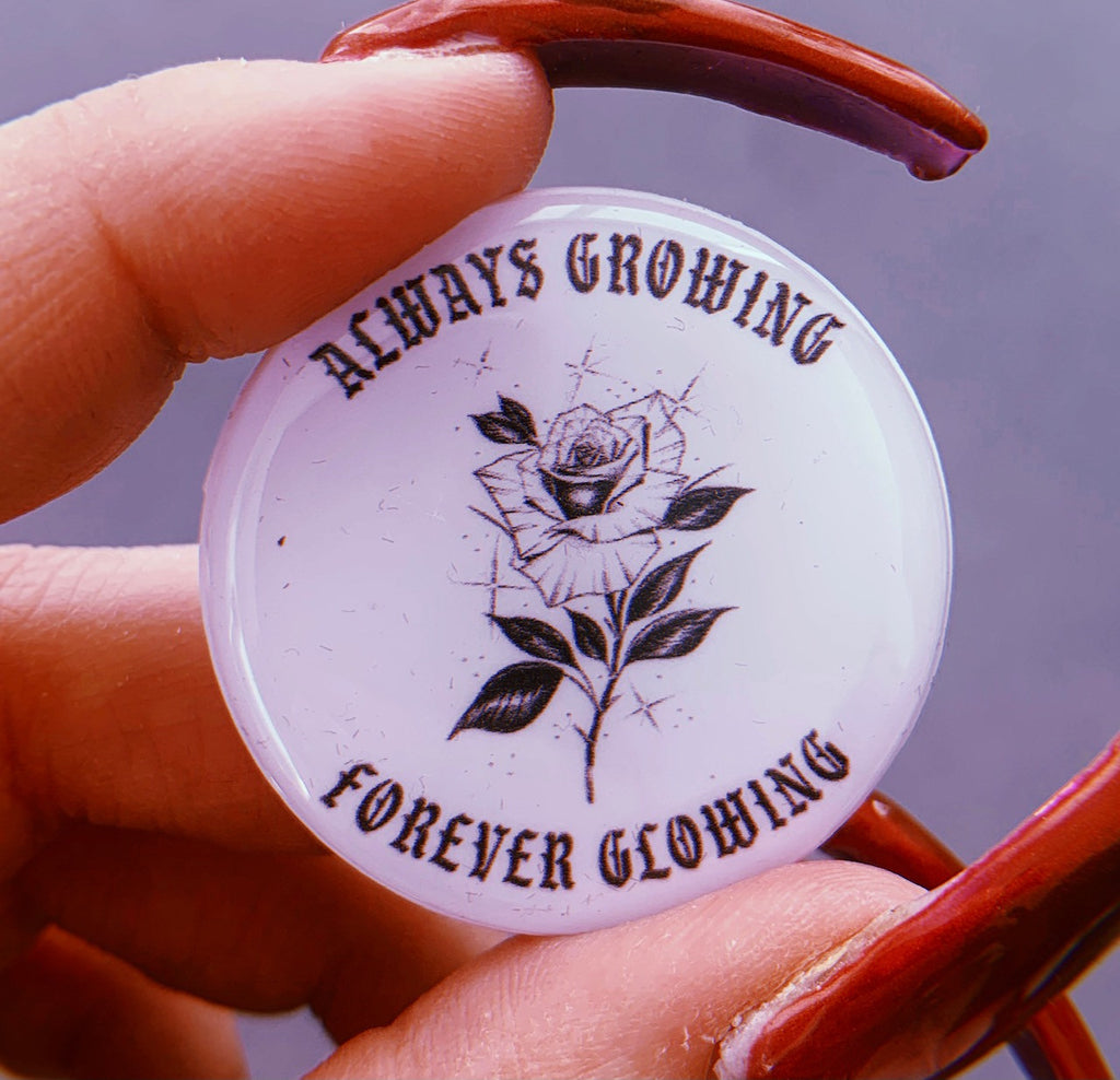 GLOWING & GROWING Pop Grip (White) (Drop Glue Style)