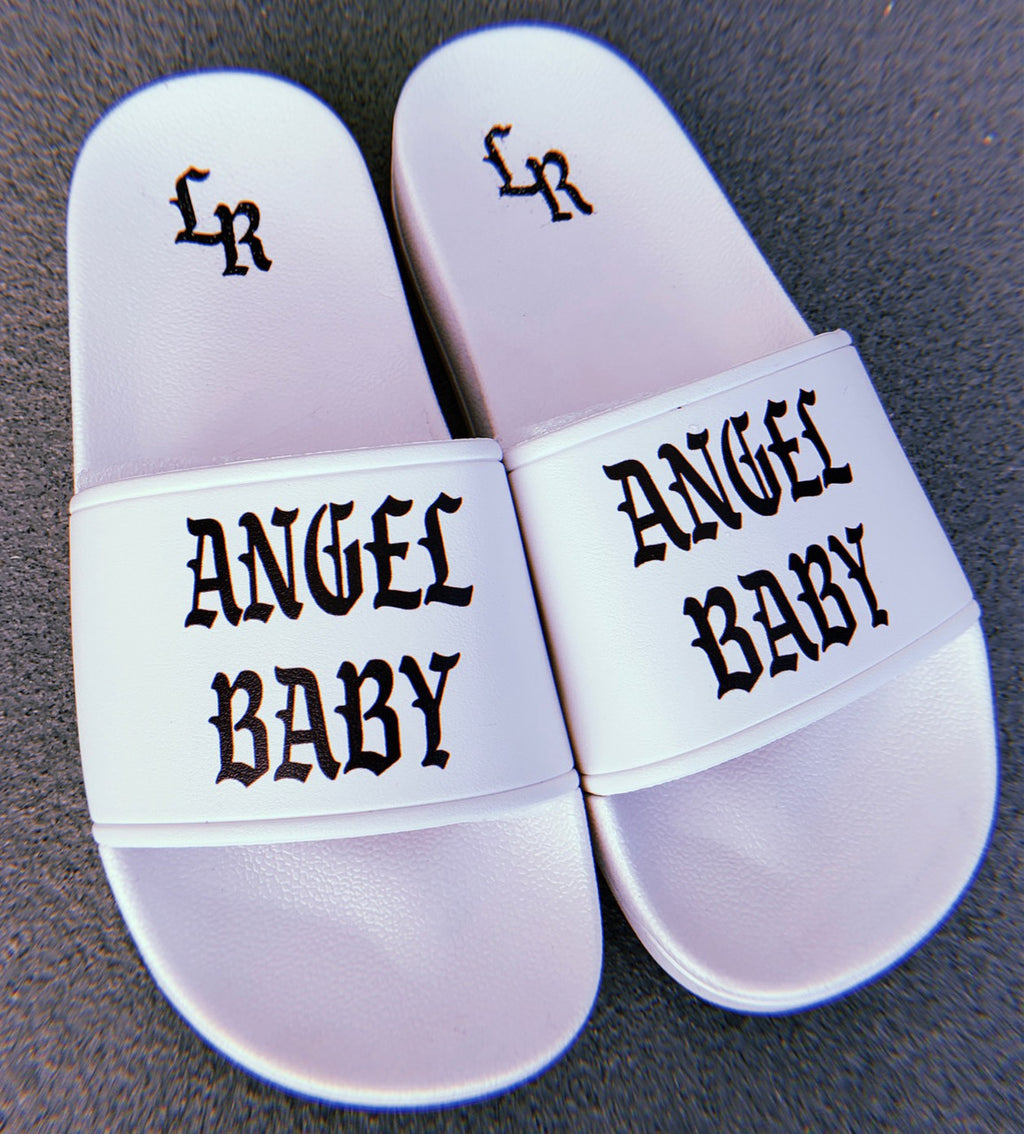 LR 'Angel Baby' Slides (WHITE)