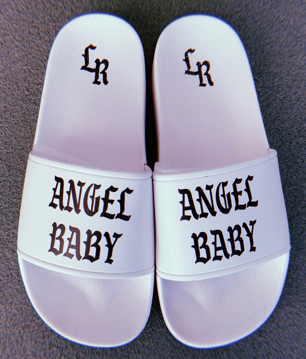 LR 'Angel Baby' Slides (WHITE)