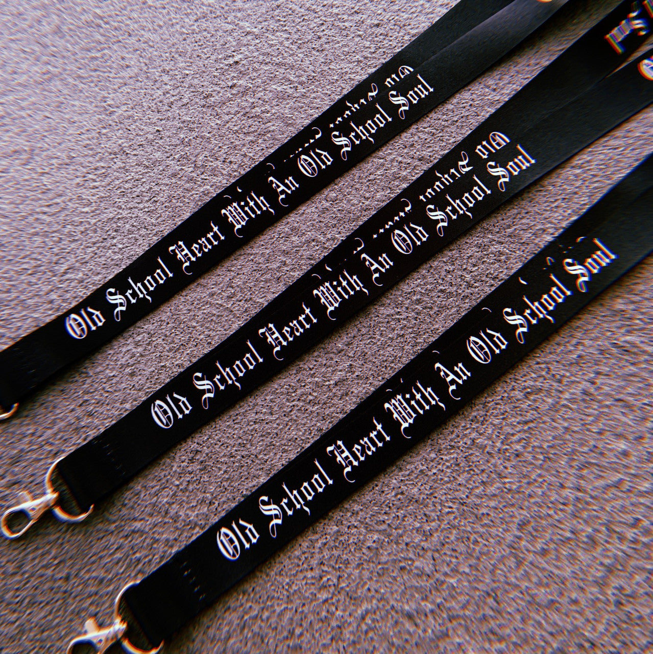 Old School Heart With An Old School Soul Lanyard