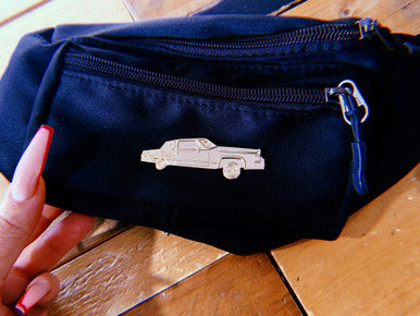 Angel Baby Low Low Double Zip Fanny Pack (Black)