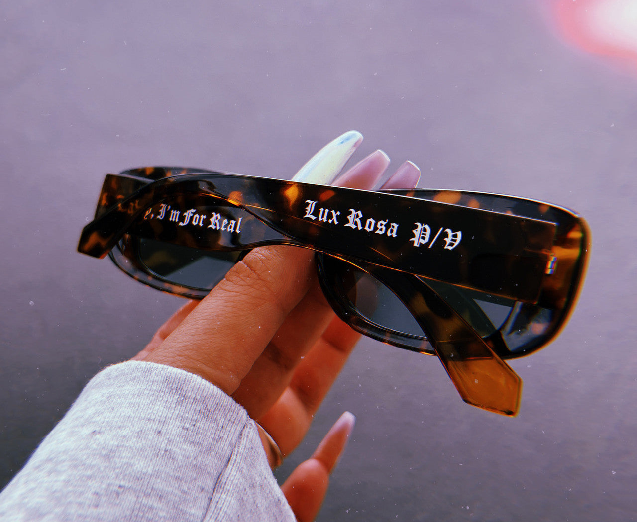 Lux Rosa P/V 'Baby, I'm For Real' Tortoise Locs Sunglasses