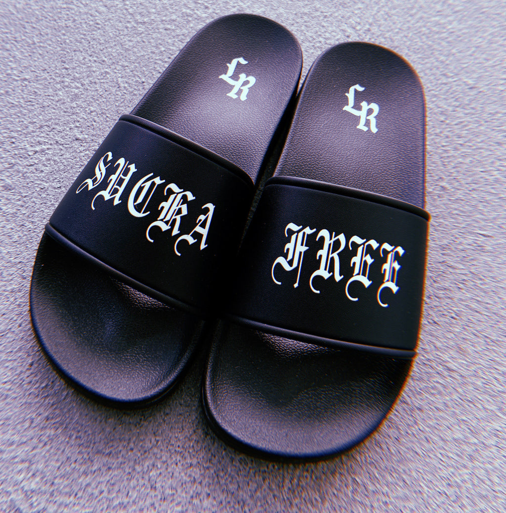 SUCKA FREE Slides (Black)