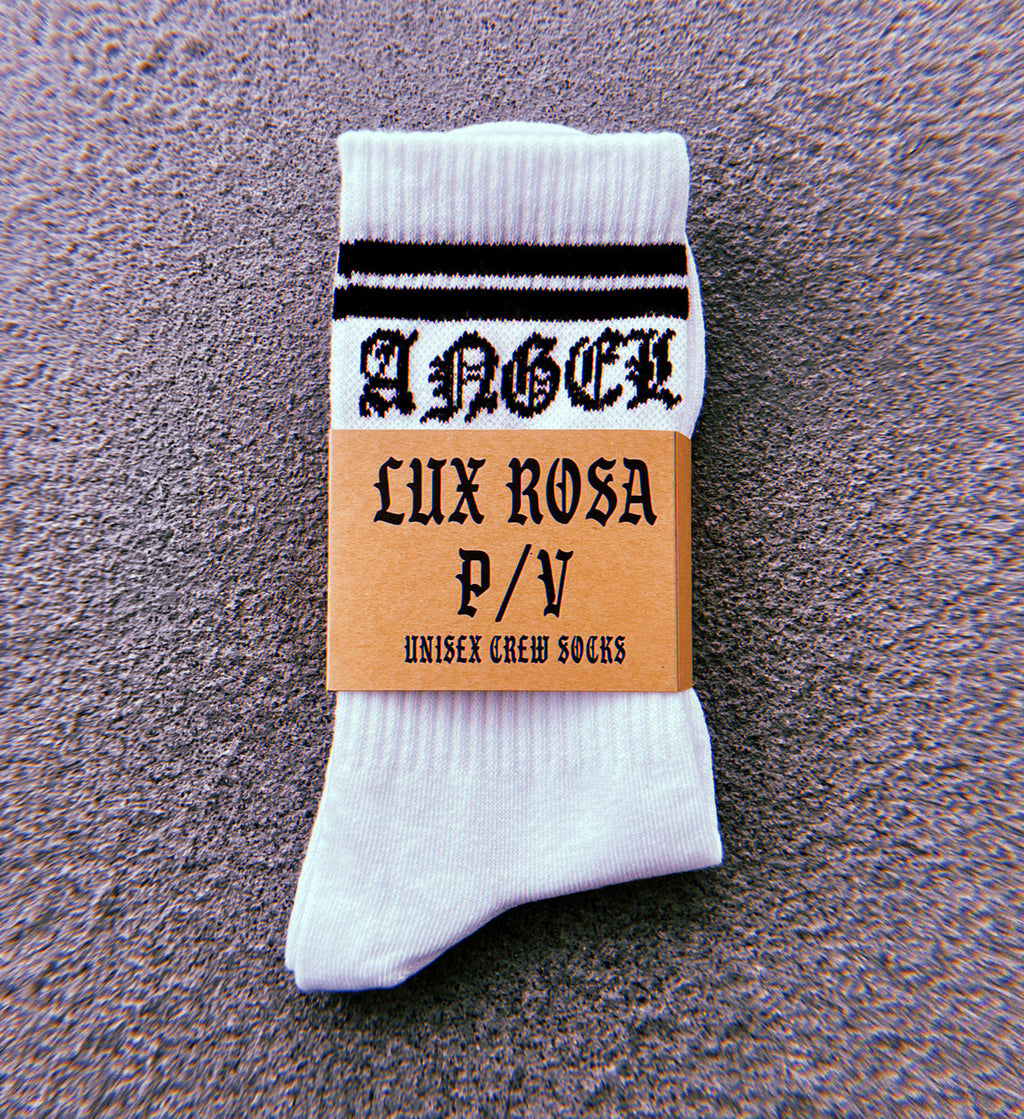 Angel Baby OE Socks (WHITE/BLACK)