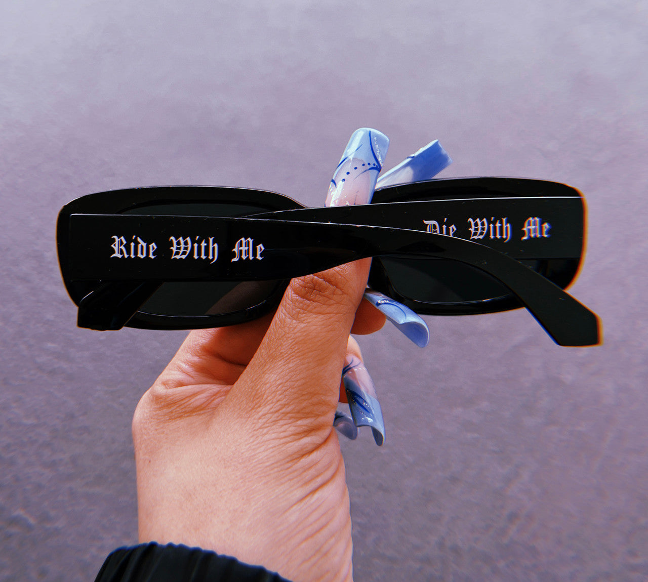Lux Rosa P/V 'RIDE WITH ME DIE WITH ME' LOCS Sunglasses