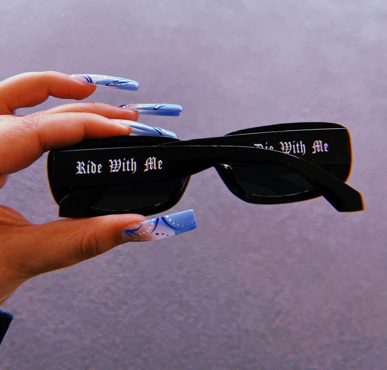 Lux Rosa P/V 'RIDE WITH ME DIE WITH ME' LOCS Sunglasses
