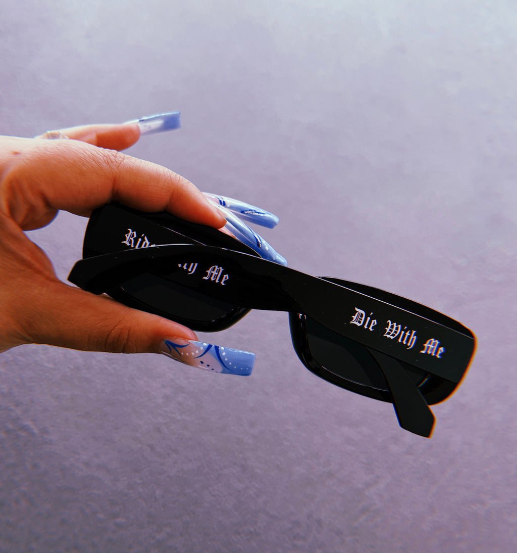 Lux Rosa P/V 'RIDE WITH ME DIE WITH ME' LOCS Sunglasses