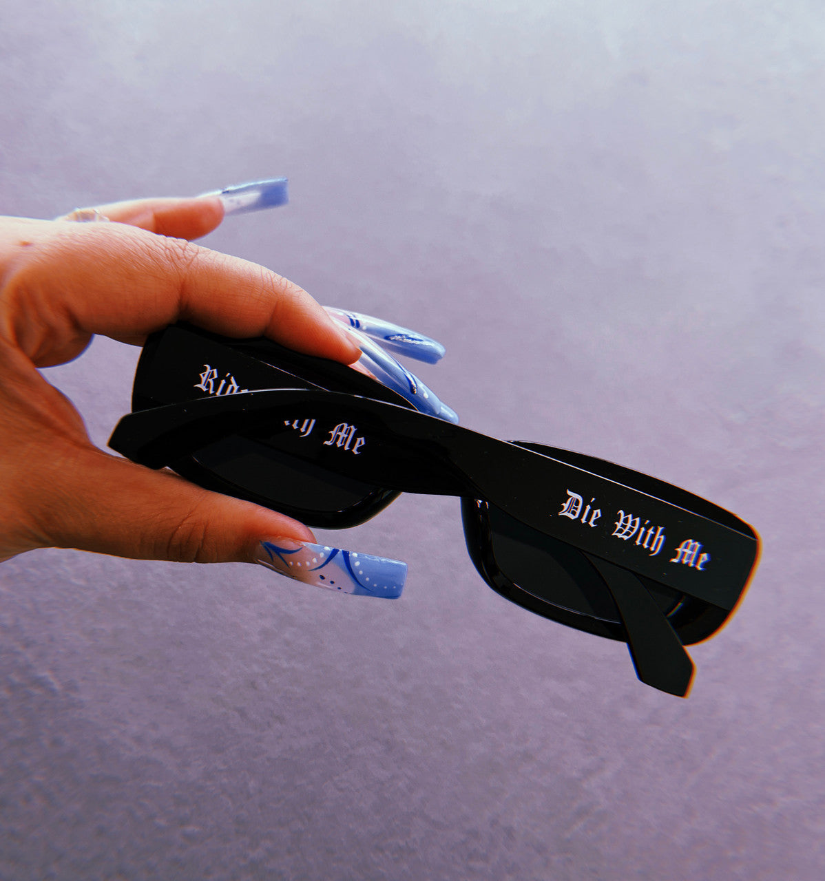 Lux Rosa P/V 'RIDE WITH ME DIE WITH ME' LOCS Sunglasses