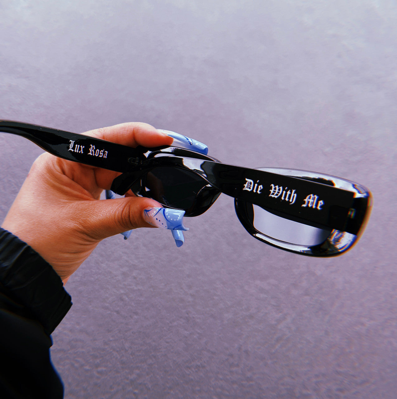 Lux Rosa P/V 'RIDE WITH ME DIE WITH ME' LOCS Sunglasses