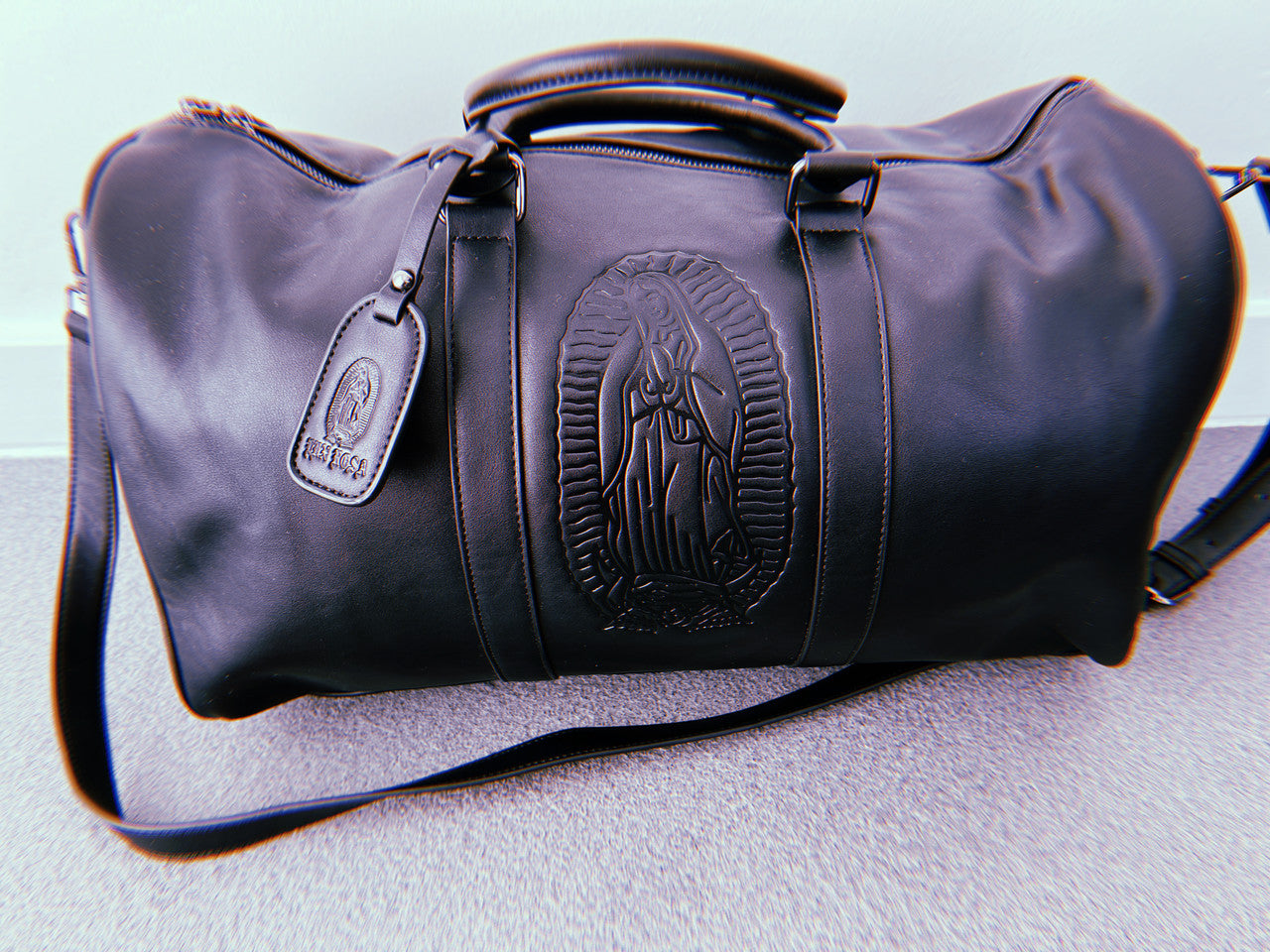 Lux Rosa OUR LADY Duffle Bag (Large)- Black