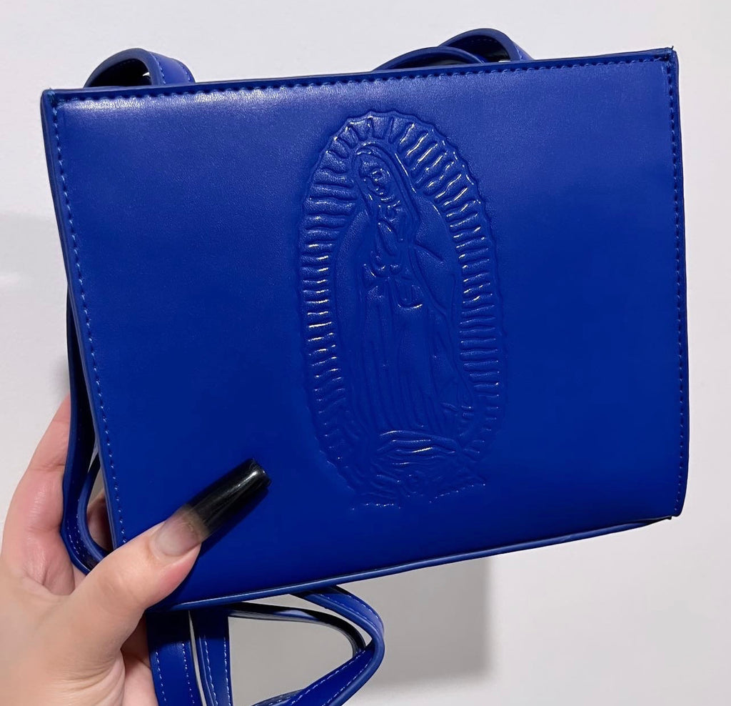 Limited Edition Lux Rosa OUR LADY Shoulder Bag (Small)- BLUE