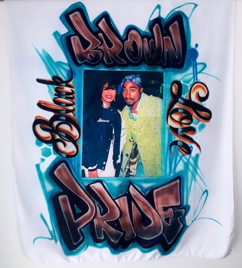 'Better Together' Airbrushed Tapestry