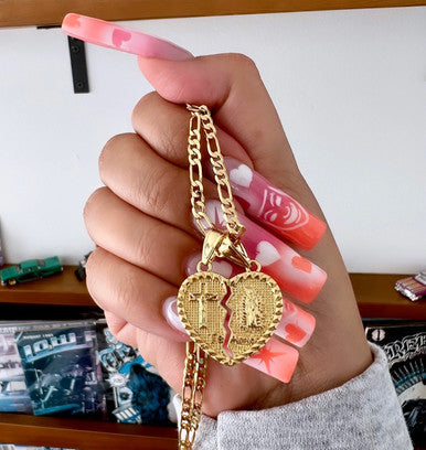 TE AMO Figaro Necklace (18K Gold Filled)