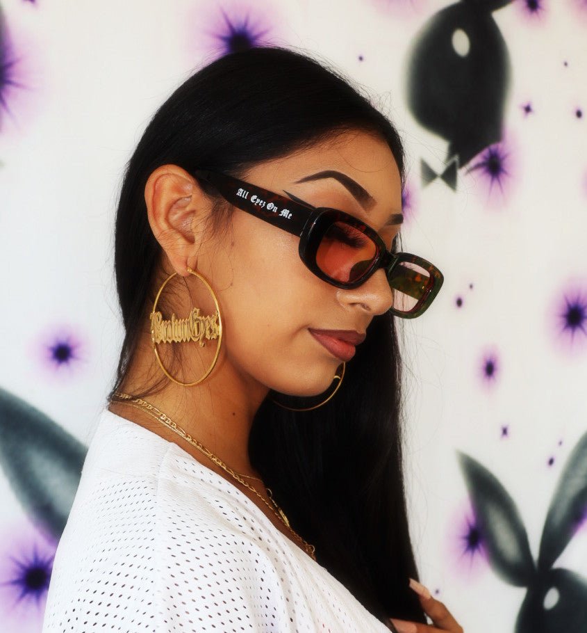 Lux Rosa P/V 'All Eyez On Me' Tortoise Sunglasses