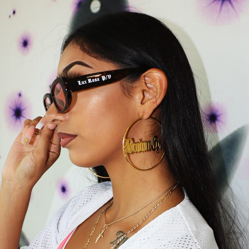 Lux Rosa P/V 'All Eyez On Me' Tortoise Sunglasses