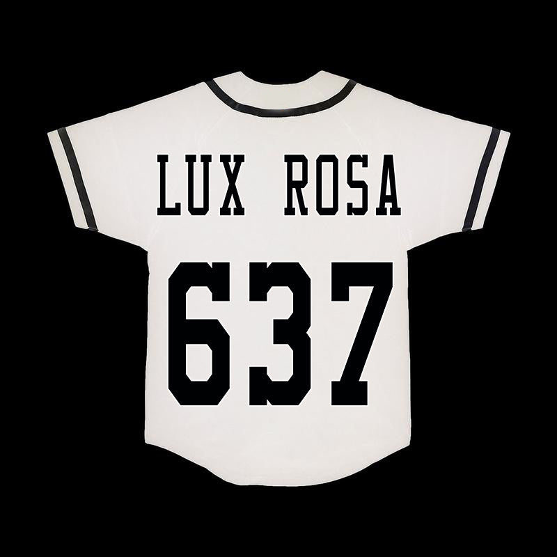 LR 'Angel Baby' Cut & Sew Baseball Jersey (White)