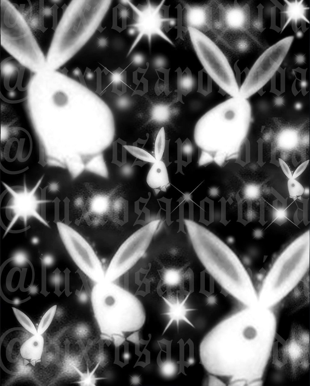 Glamour Shots '84 PLAYGIRL (SPARKLE BLACK) Backdrop (Extra Large) Black