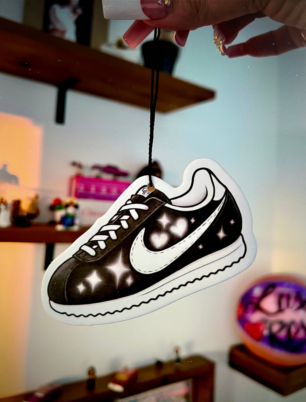 Lux Rosa Airbrush Black Cortez Air Freshener (BLACK)