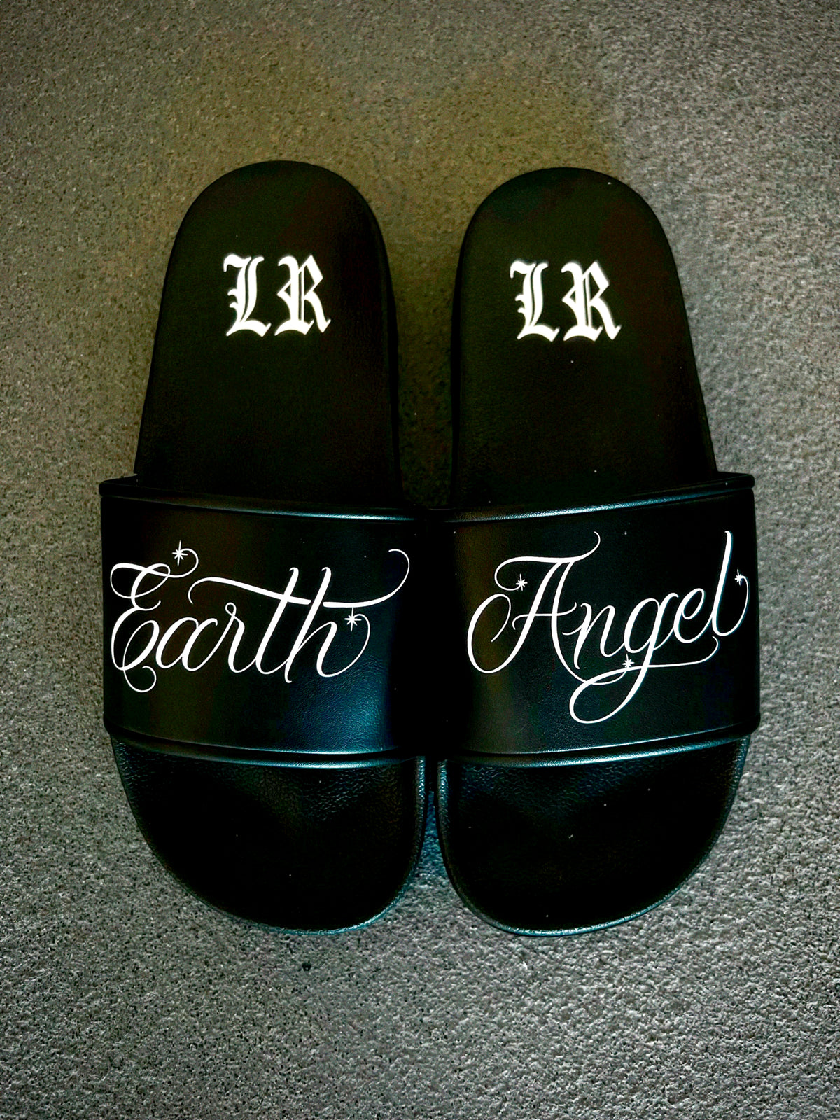 'Earth Angel' Script Pen & Ink Slides (Black)