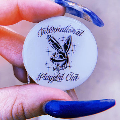 International Playgirl Club Pop Grip White (Drop Glue Style)