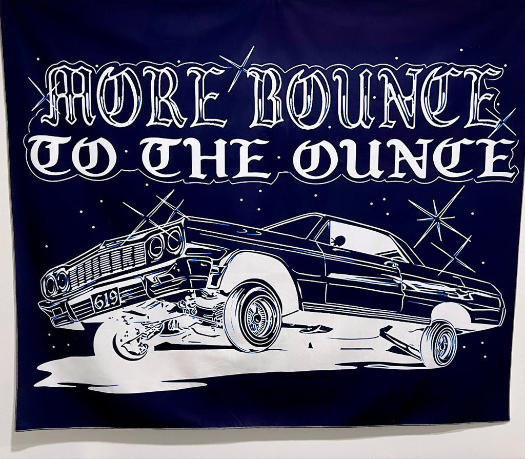More Bounce To The Ounce Tapestry (NAVY)