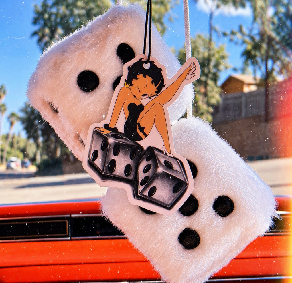 Roll The Dice Betty Airbrushed Air Freshener