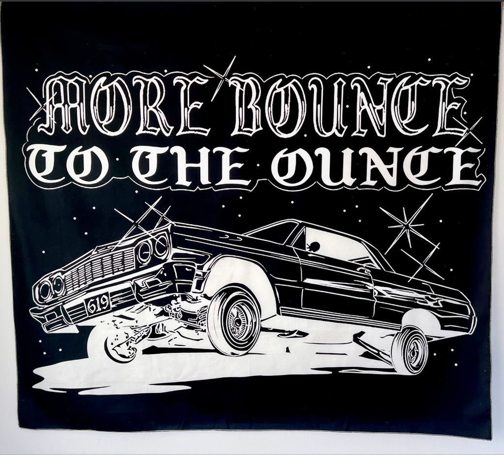 More Bounce To The Ounce Tapestry (Black)