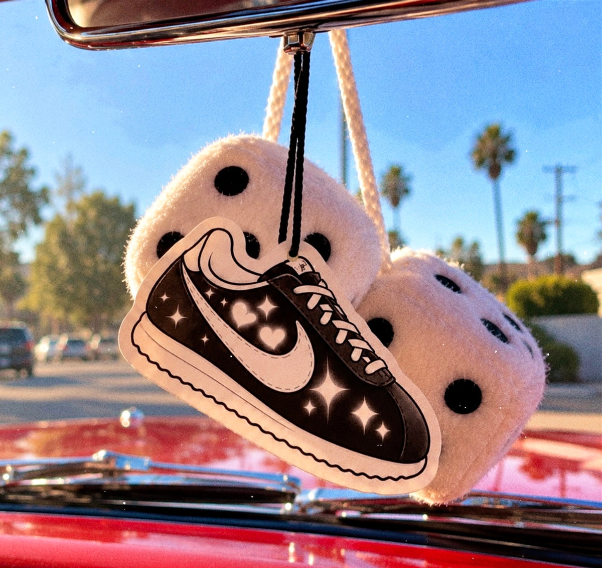 Lux Rosa Airbrush Black Cortez Air Freshener (BLACK)