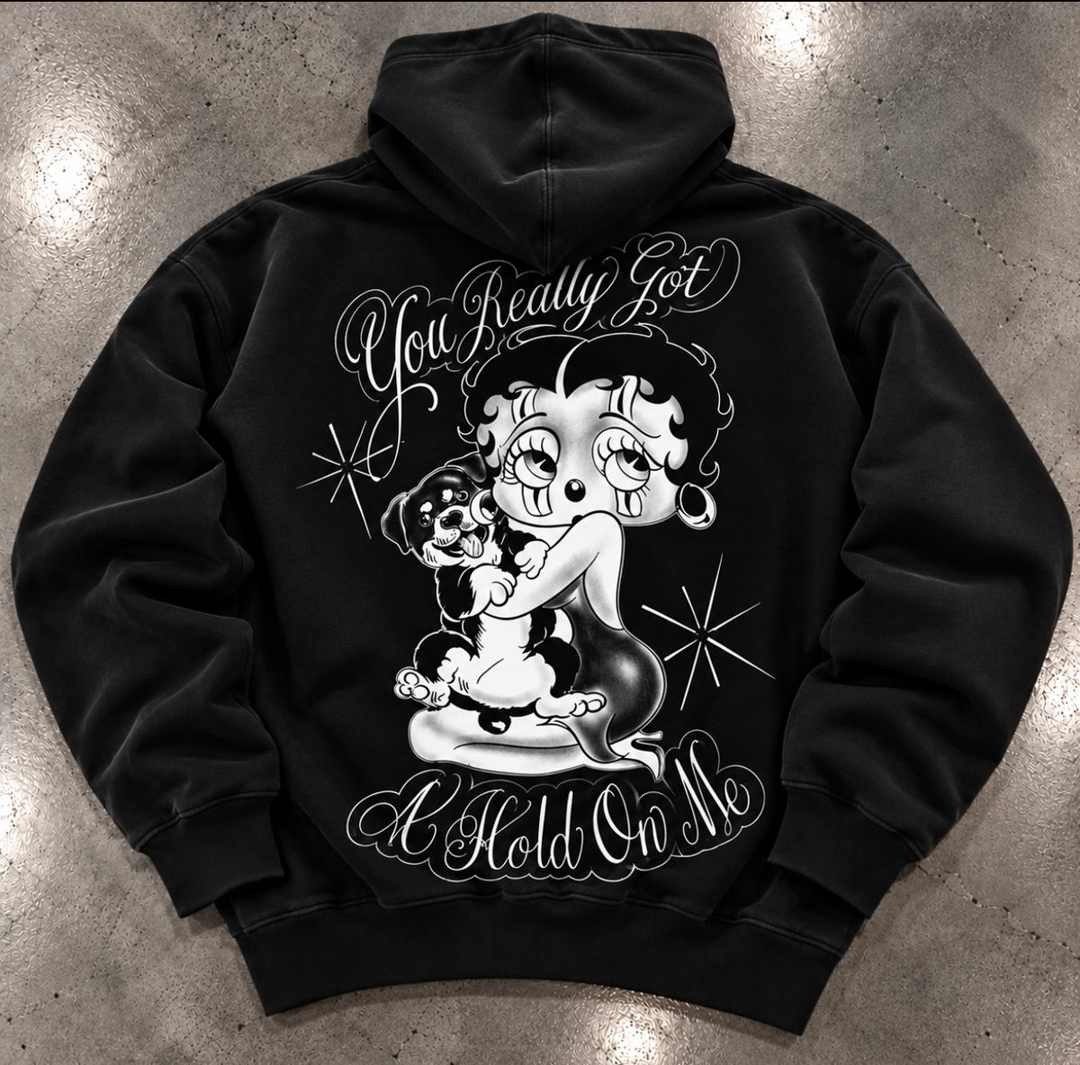 Limited Edition 'You Really Got A  Hold On Me' ZIP-UP Hoodie (BLACK)